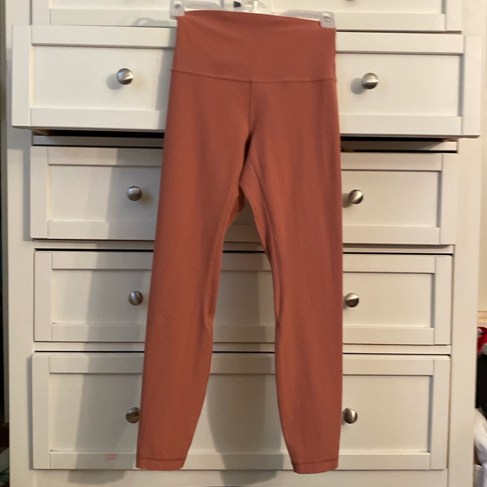 blush pink/rose lululemon leggings